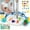 Blue, variant on Kids Play Sink Toy with Running Water, Crab & Shark Simulation Kitchen Dishwashing Playset, with Fake Fruits Tableware Accessories, Kitchen Pretend Play House Toys for Kids Ages 3 and Up