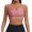 Red, variant on Sports Bra for Women High Strength Fitness Yoga Vest with Shockproof Support for Large Size Women Wear White L