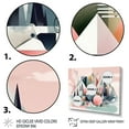 thumbnail image 3 of DESIGN ART Designart "Pink Minimalism Transient Grace Iv" Minimalism Wall Decor 44 in. wide x 34 in. high, 3 of 5