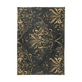 thumbnail image 2 of BZSMCE Square Tablecloth Elegant Black and Gold Pattern Pattern Tableclothes, 2 of 9