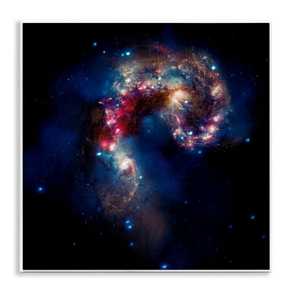 Stupell Industries Vivid Nebula Galaxy Astrology & Stars Photography Unframed Art Print Wall Art, 12 x 12