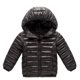 thumbnail image 2 of Herrnalise - Chaqueta de invierno para niños, color liso, con capucha y cremallera, 2 of 4