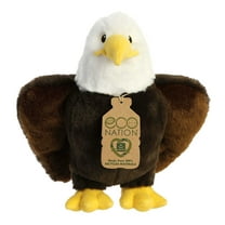 Aurora - Medium Brown Eco Nation - 9.5" Eagle - Responsibly Made Stuffed Animal