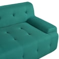 thumbnail image 6 of EUROCO 86.2" 3-Seat Modular Sofa,Modern Minimalist Style Tufted Sofa Couch with Deep Seats,Tufted Leisure Sofa for Living Rooms,Bedroom,and Apartment,Green, 6 of 7