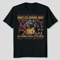 thumbnail image 2 of But I Remain Faithful To The Cheese Japanese Horror Rat Retro Countless Horrors Await T-Shirt, Men's And Women's Graphic Tee 100% Cotton by TBun, Full Sizes S-5XL, 2 of 5