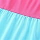 thumbnail image 5 of Odeerbi Niñas Manga Larga Arco Iris Rayas Vestido de Algodón Primavera Otoño A-Color Blocked Cuello Redondo Vestido Suelto, 5 of 5