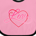 thumbnail image 4 of Inktastic Love in Red and Pink with Heart Boys or Girls Baby Bib, 4 of 4