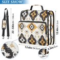 thumbnail image 2 of FORMRS Zipper Binder with Shoulder Strap 2-inch Ring 500 Sheet Capacity File Bag, White and Black, 2 of 5