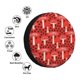 thumbnail image 4 of Fotbe Forest Mushrooms Funda de Llanta de Repuesto con Estampado, Engrosada, Ajuste Universal para Jeep, Remolque, RV, SUV, Camión-17 inch, 4 of 6