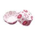 thumbnail image 2 of Pack Of 100 Thickened Greaseproof Baking Cup Liners, Vibrant Floral Print Paper Molds, Non-Stick & Sturdy Holders For Mochi, Cupcakes, Mini Cakes And Desserts For Home Baking,, 2 of 6