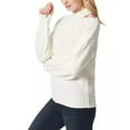 thumbnail image 2 of Jessica Simpson Women's Long Sleeve Cut Out Shoulder Pullover Sweater (White, M), 2 of 4