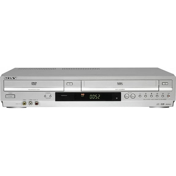 Restored Sony 1280 x 720 Progressive Scan DVD Player with VCR Support, SLV-D271P (Refurbished)