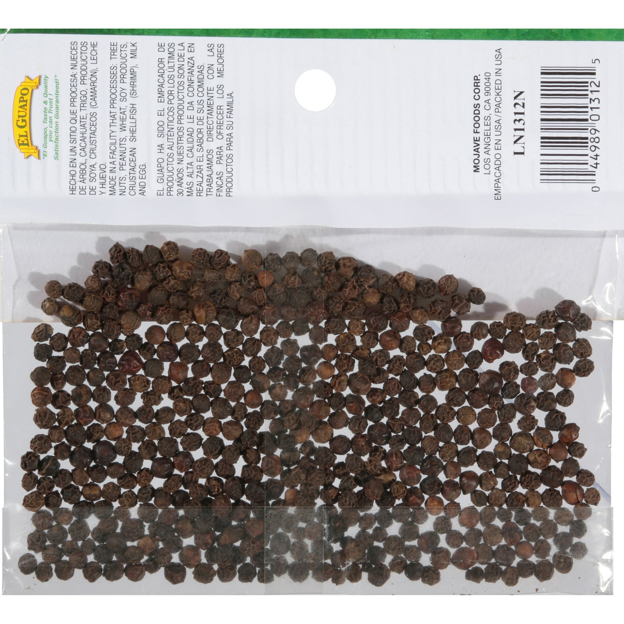 (Pack Of 18) El Guapo Pepper Black Whole 0.63 Oz