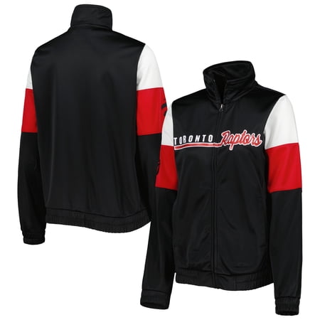 Women s G-III 4Her by Carl Banks Black Toronto Raptors Change Up Full-Zip Track Jacket