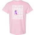 thumbnail image 3 of Inktastic Lupus Awareness Strength Support Courage T-Shirt, 3 of 5