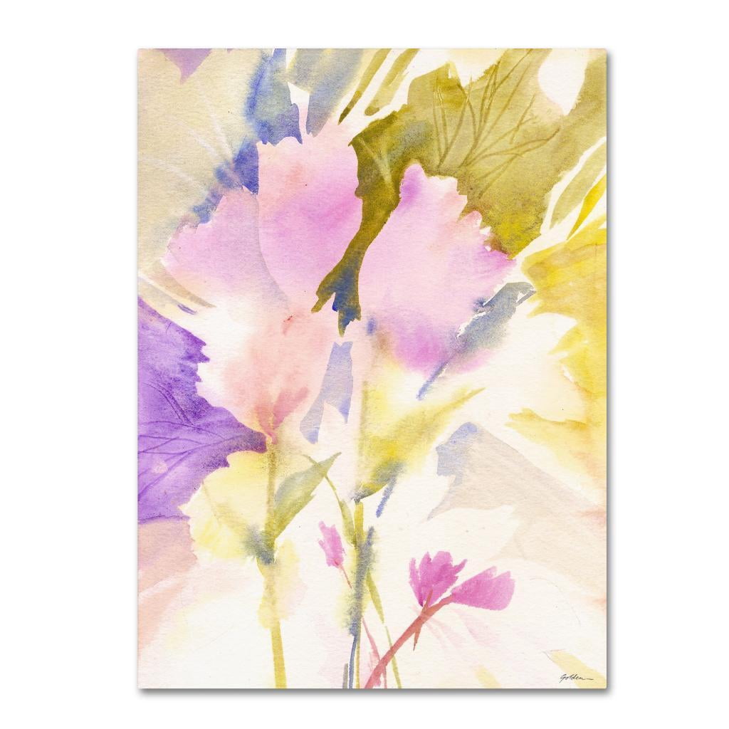 Trademark Fine Art "Lavender Shadows" Canvas Wall Art by Sheila Golden
