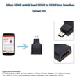 thumbnail image 2 of Convertidor de conector de adaptador macho compatible con Micro HDMI hembra a HDMI para Android TV Tmvgtek Para Estrenar, 2 of 3