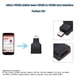 thumbnail image 2 of Adaptador Micro HDMI compatible a HDMI Conector Convertidor para Android TV FLhrweasw Nuevo, 2 of 3