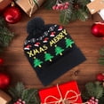 thumbnail image 3 of Gorro de punto de Navidad Led para mantener el calor gorro de luz Led regalos perfectos para adultos niños mujer hombre en invierno-peine AB-Dontodent Kuyhfg Sin marca, 3 of 5
