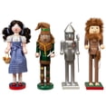 thumbnail image 2 of Northlight Set of 4 Decorative Wizard of Oz Wooden Christmas Nutcrackers, 2 of 9