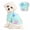 Blue, variant on Dog Sweaters for Small and Medium Dogs, Fall Small Dog Clothes with D-Ring