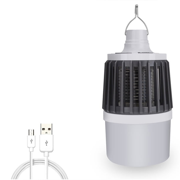 Matsuzay Lámpara LED de Control de plagas para interiores y exteriores con luz de insectos de 200lm con gancho colgante, farol para dormitorio, jardín, Accesorios para electrodomésticos Matsuzay HA010790-00B