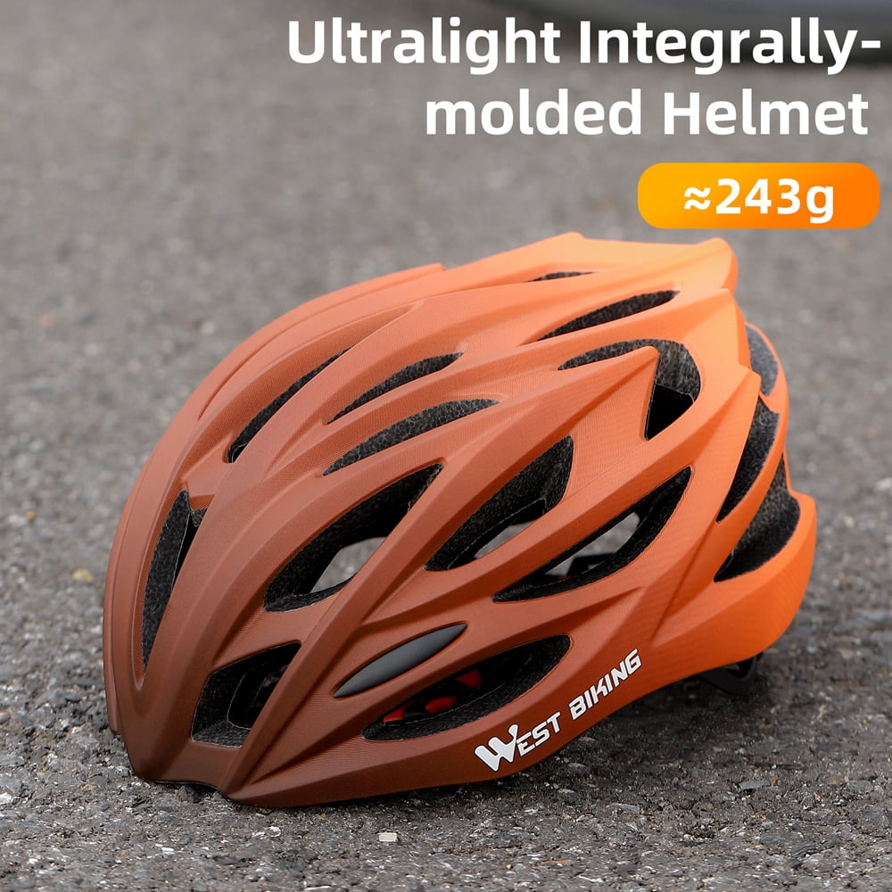 Gradient Color Helmet Gradient Color Breathable Cycle Helmet Integrated Safety Cap for Bike Cycling
