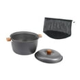 thumbnail image 2 of S SERENABLE Camping Soup Pot Portable Compact Picnic Stockpot for Outdoor Travel Kitchen, 2 of 9