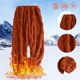 thumbnail image 2 of Gibobby Pantalones de invierno para mujer termicos Pantalones de dormir para mujer, pantalones largos de lana gruesa de felpa Coral para invierno(Naranja,M), 2 of 4