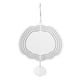 thumbnail image 1 of Carillón de viento blanco, sencillo, delicado, decorativo, resistente a la intemperie, adorno para lámpara, árbol, pared, patrón de calabaza, 1 of 14