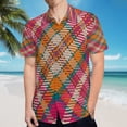 thumbnail image 5 of High Quality Hawaiian Shirts for Men Short Sleeve Aloha Beach Shirt Floral Summer Casual Button Down Shirts Blouses 86MPVJ, 5 of 7