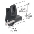 thumbnail image 2 of CRL LLP1BL Black Privacy Latch with Keyed Lock, 2 of 6