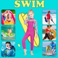 thumbnail image 2 of Soidarity Trajes de neopreno para niños y niñas, traje de buceo ultrafino de secado rápido, traje de baño de 2,5 MM para jóvenes, buceo, esnórquel, Deportes acuáticos Rosado L Soidarity OD003673-03, 2 of 6