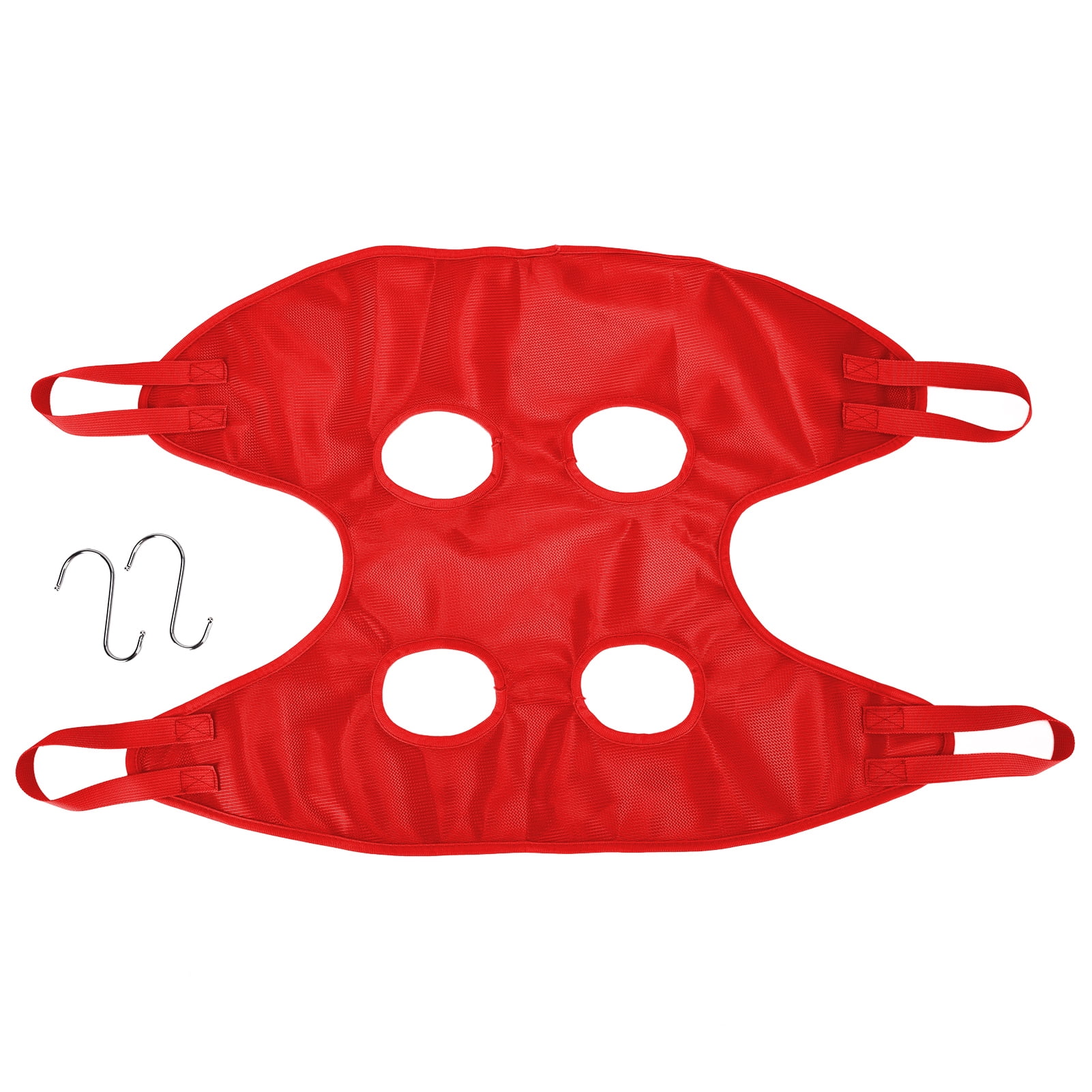 AVPAVP Dog Grooming Sling Hammock Multifunctional Pet Restraint for Bathing Washing Grooming and Nail Trimming Red Size S