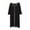 Black Nightgowns for Women, variant on ylioge 3 4 Sleeve Nightgowns for Women Plus Size V Neck Sleepshirts Ladies Casual Solid Color Soft Modal Pullover Loungewear Dresses