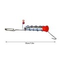 thumbnail image 3 of Hummingbird Feeder for Outdoors, Wearable Hat Clip Hummingbird Feeders with Perch, Portable Handheld Tube Feeder with Red Berries & Protective Guard for Garden Yard Bird Watching, 3 of 5