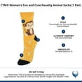 thumbnail image 3 of CTM  Fun and Cute Novelty Animal Socks (1 Pair) (Women), 3 of 3