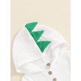 thumbnail image 6 of Nygoyerh Girls Boys Dinosaur Romper 3M 6M 12M 18M 24M Long Sleeve Serrated Edge Bodysuit Casual Jumpsuit Newborn Infant Clothing for Fall, 6 of 7