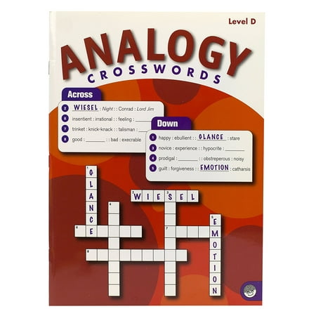 Analogy Crosswords: Level D 50 Puzzles Book 1 Great For Standardized Tests Challenging and Engaging Grades 8-12, TOYS THAT TEACH: Our simple yet.., By