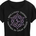 thumbnail image 3 of Instant Message - Brilliant Things Happen in Calm Minds - Women's Raglan Graphic T-Shirt, 3 of 6