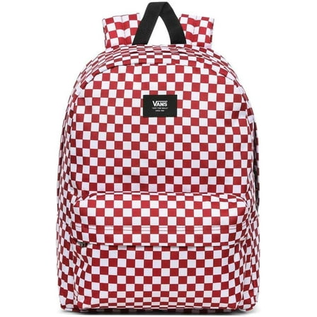 Vans Men's Old Skool III Backpack, Chili Pepper Checkerboard, OS