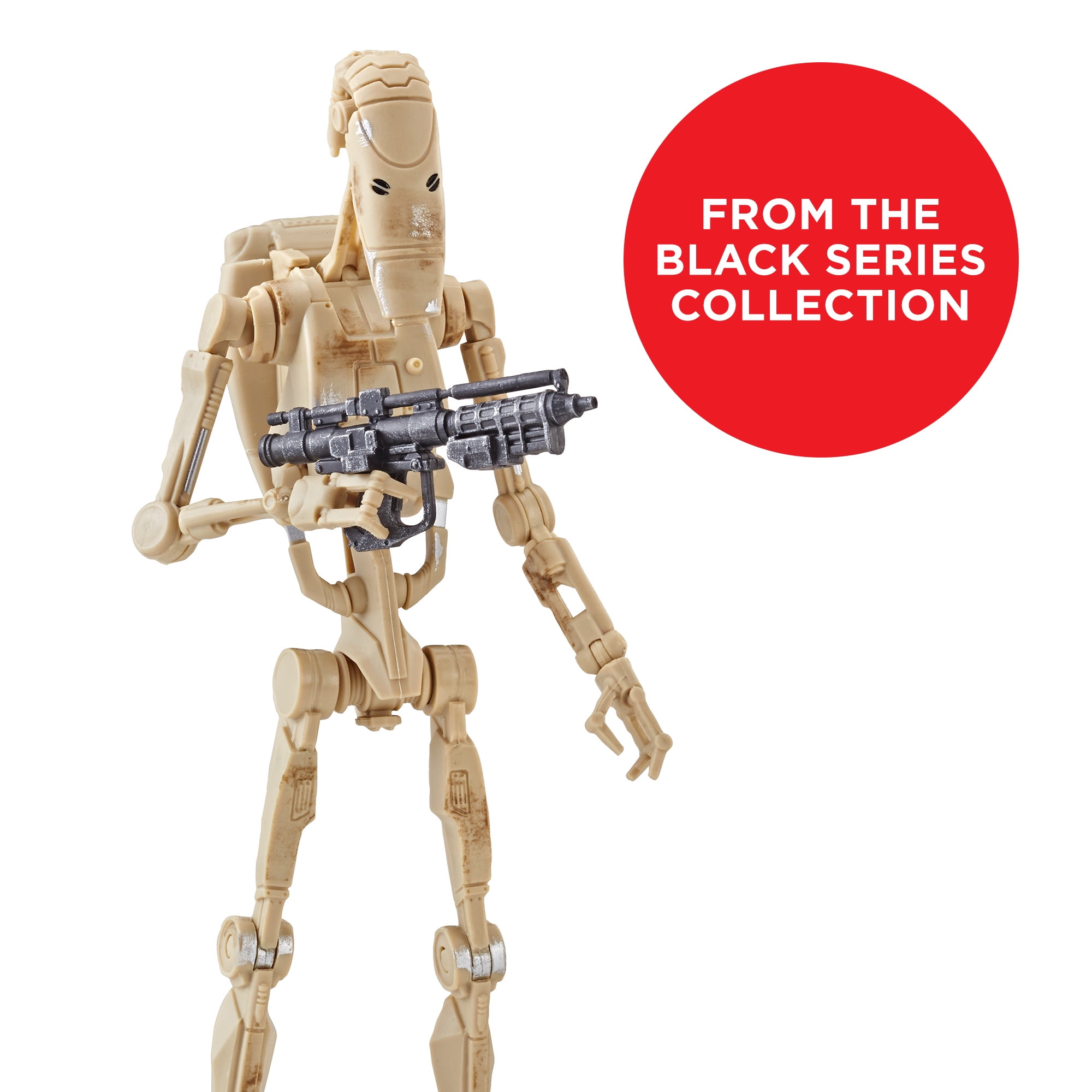 Star Wars theBlack Series 6 inch Battle Droid Figure Walmart