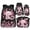 Cherry Blossom Bubble Tea Axolotl, variant on Yspwyqan Sunflower Highland Cow Aztec Kids Backpack Set 4Pcs with Lunch Box Pencil Case Water Bottle Bag, Double Zip Lightweight Large Capacity Bookbag Fits 14" Laptop for School