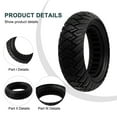 thumbnail image 5 of 10 Inch 80/65-6 Solid Tire 10X3.0 for 10X Kugoo M4 Electric Scooter 255X80 Ride with Peace Of Mind Includes Solid Tire Spee Tire+Screws, 5 of 9