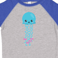 thumbnail image 4 of Inktastic Cute Jellyfish, Little Jellyfish, Blue Jellyfish Girls Toddler T-Shirt, 4 of 5