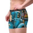 thumbnail image 3 of Bingfone Vintage Pickup Sunflower Dog Men's Underwear - Casual Stretch Boxer Briefs-Small, 3 of 7