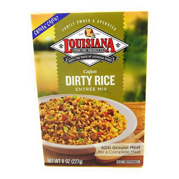 Louisiana Fish Fry Dirty Rice Entree Mix 8.0 oz box