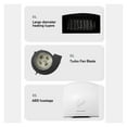thumbnail image 3 of Fully Automatic Induction Silent Hand Dryer, Commercial Bathroom Wall-Mounted Mobile Phone Smart Hand Dryer ,High-Speed Drying, 3 of 7
