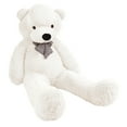 thumbnail image 2 of Giant Plush Teddy Bear Stuffed Animal 47"-55" Large Hugging Bear with Healing Smile, Soft Fluffy Material & Safety Eyes, Perfect Gift for Kids and Home Decor for All Season., 2 of 8