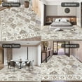 thumbnail image 6 of MJIAexp 6'x9' Moroccan Area Rug Washable Bedroom Rug Vintage Boho Area Rug Non-Slip Accent Throw Rug Stain Resistant Floor Carpet for Kitchen Entryway Living Room Office Boho Beige, 6 of 8